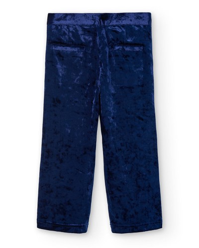 BOBOLI Velour trousers for girl - 729266