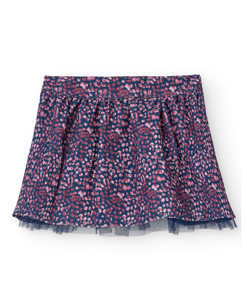 BOBOLI Skirt printed for girl -BCI - 729211