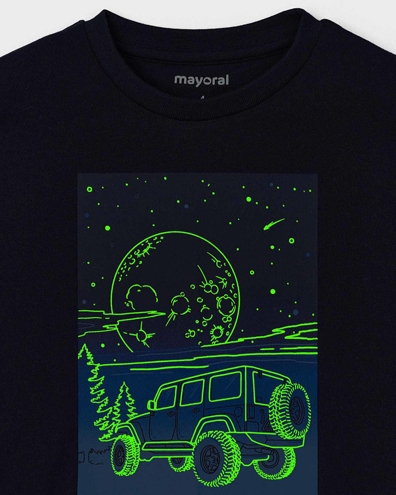 MAYORAL Μπλουζα μακρ glow in the dark - 14-04057