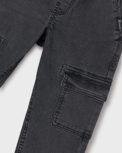 MAYORAL Παντελονι denim jogger cargo - 14-07534