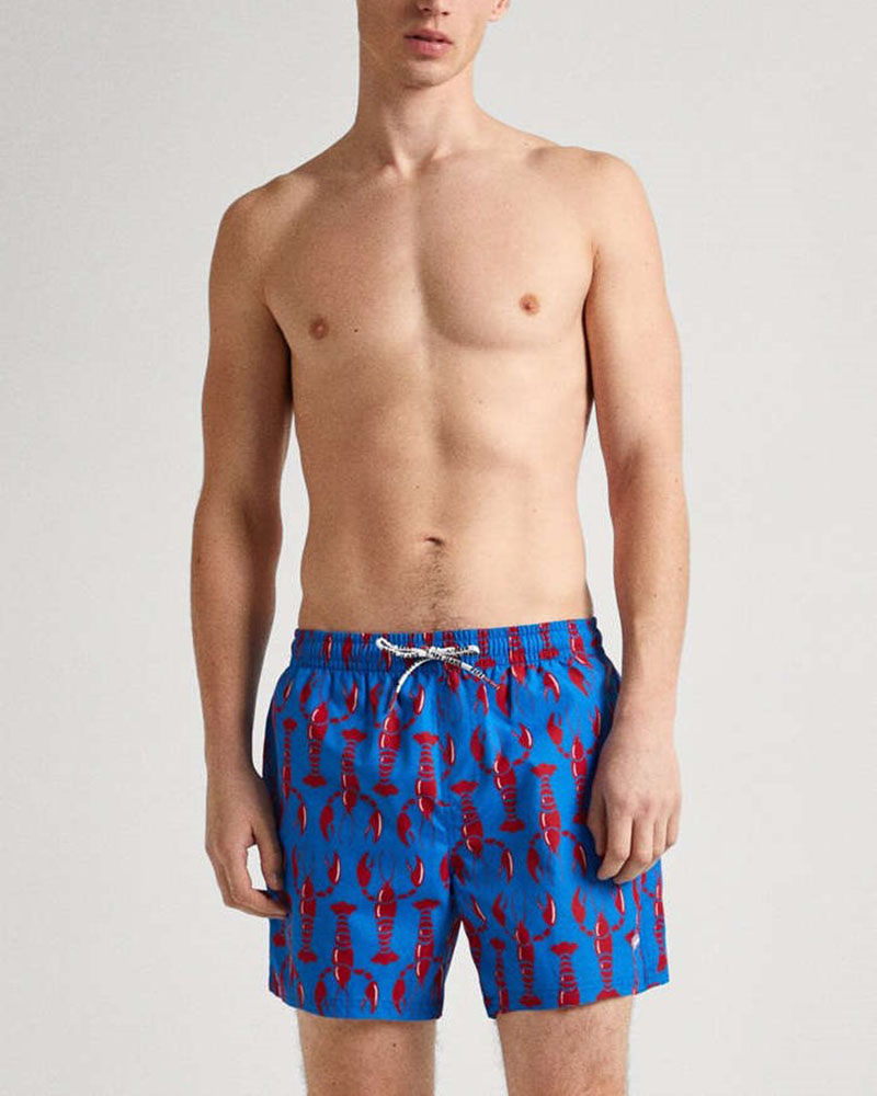 PEPE JEANS E1 DROP 2 LOBSTER SWIMSHORT ΜΑΓΙΟ ΑΝΔΡΙΚΟ - PJ0APPMB103920000000