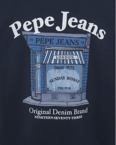 PEPE JEANS DROP 3 SOMERTON TEE ΜΠΛΟΥΖΑ ΑΝΔΡΙΚΟ - PJ0APPM5096360000000