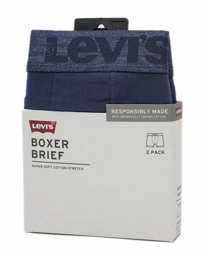 LEVIS LEVIS MEN MELANGE WB BOXER BRIEF ORGANIC CO 2P - 701203923