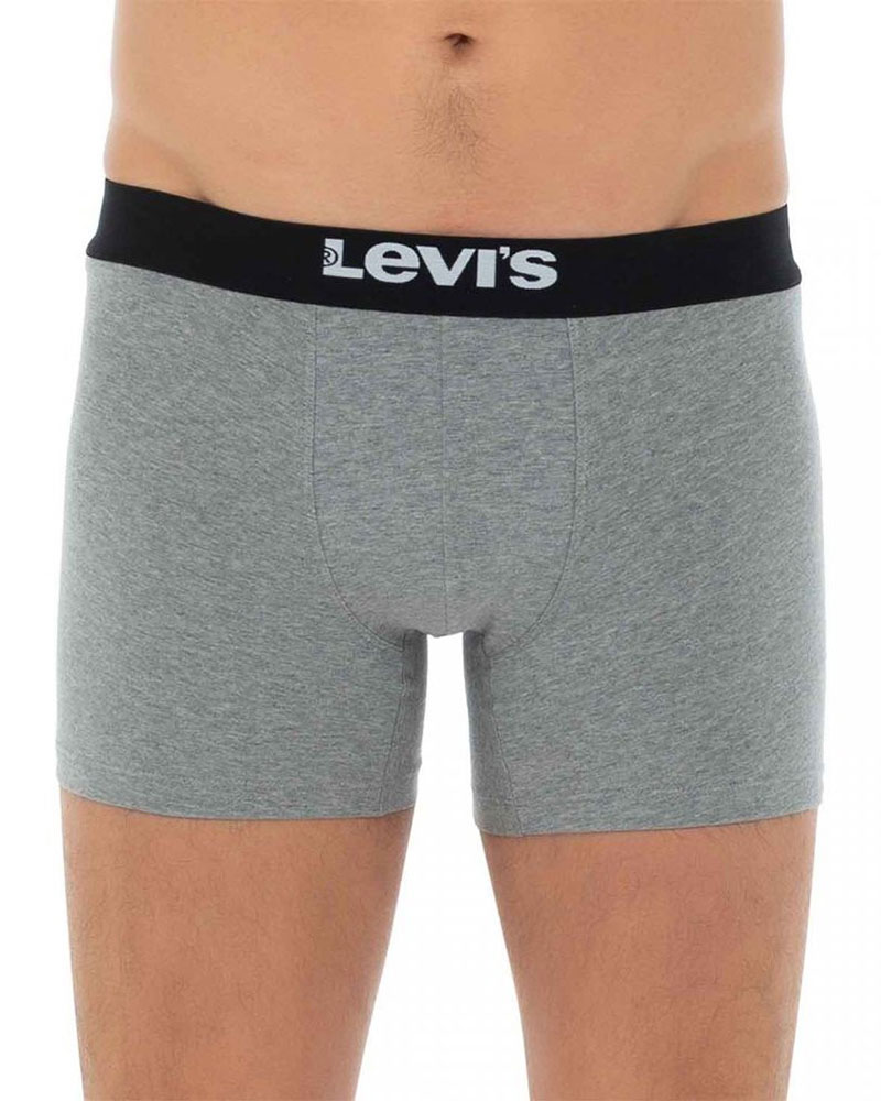 LEVIS LEVIS MEN SOLID BASIC BOXER BRIEF ORGANIC CO 2P - 701222842