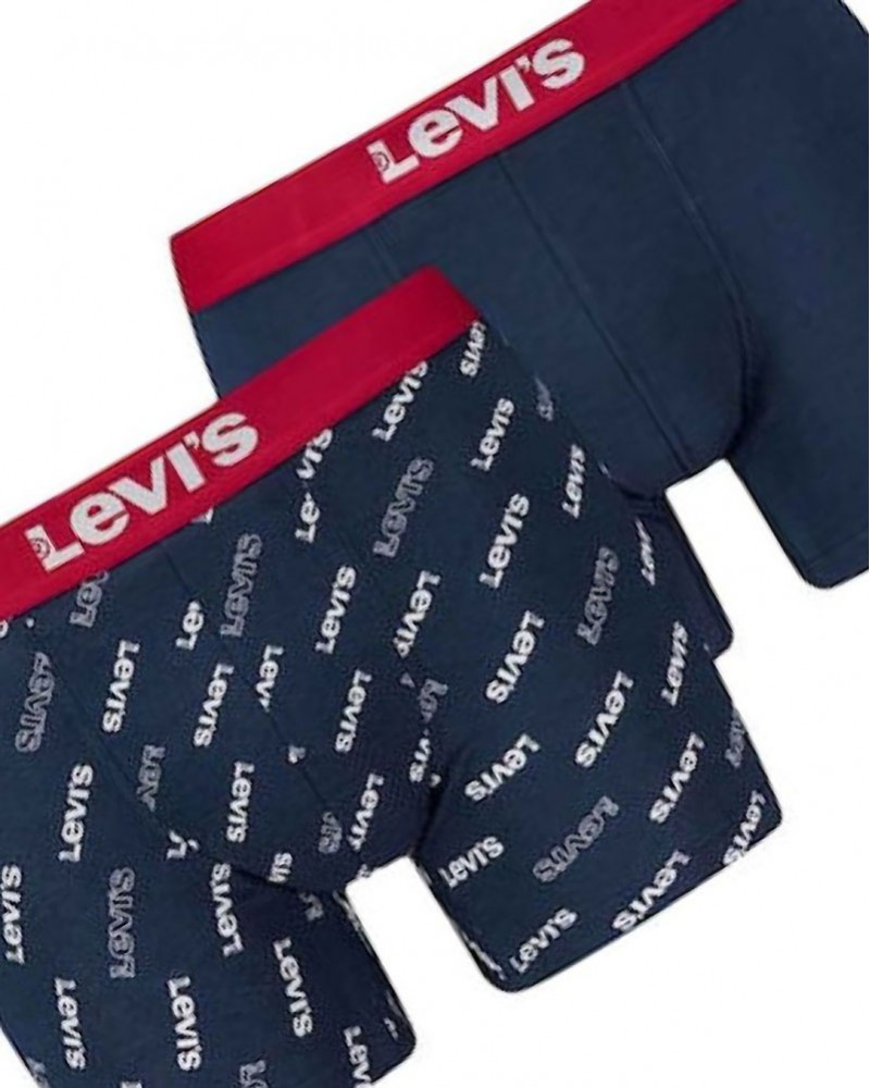 LEVIS LEVIS MEN LOGO AOP BOXER BRIEF ORGANIC CO 2P - 701227428