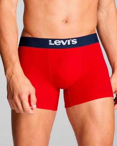 LEVIS LEVIS MEN SOLID BASIC BOXER BRIEF ORGANIC CO 2P - 701222842