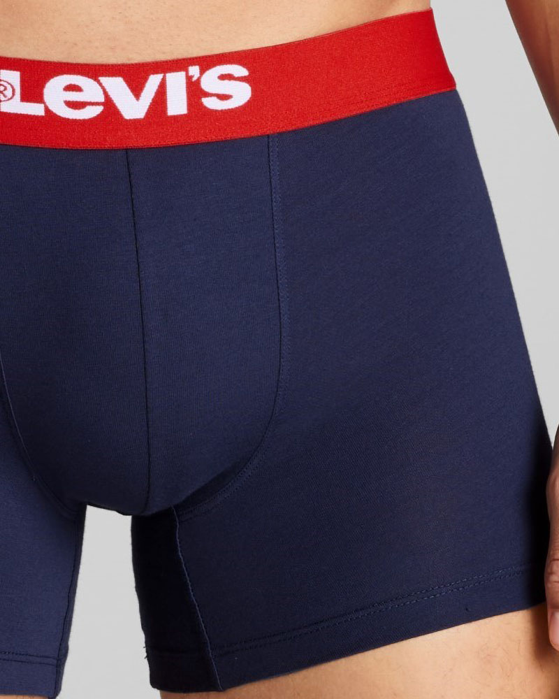 LEVIS LEVIS MEN SOLID BASIC BOXER BRIEF ORGANIC CO 2P - 701222842