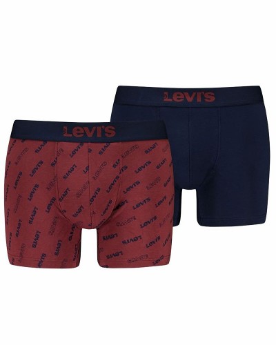 LEVIS LEVIS MEN LOGO AOP BOXER BRIEF ORGANIC CO 2P - 701227428