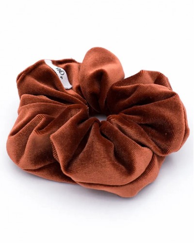 VIND.GR VLVT BRICK   Scrunchie κοκαλακι μαλλιων με λαστιχο - 2241211003