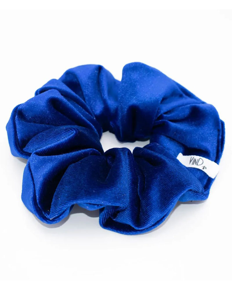 VIND.GR VLVT COBALT   Scrunchie κοκαλάκι μαλλιών με λάστιχο - 2241211006