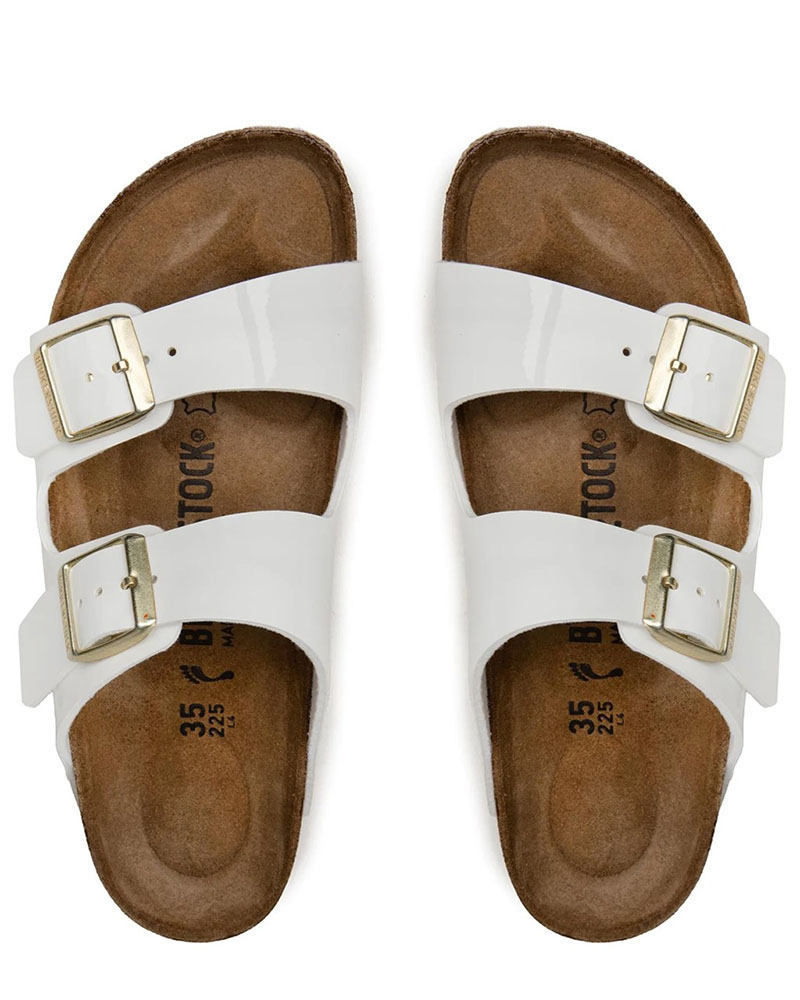 BIRKENSTOCK SYNTHETICS ARIZONA BF PATENT WHITE 35 - 43 NARROW CORE ESSENTIAL CLASSIC ADULTS TEX ΠΑΠΟΥΤΣΙ ΓΥΝΑΙΚΕ - BK0SH100529400354300