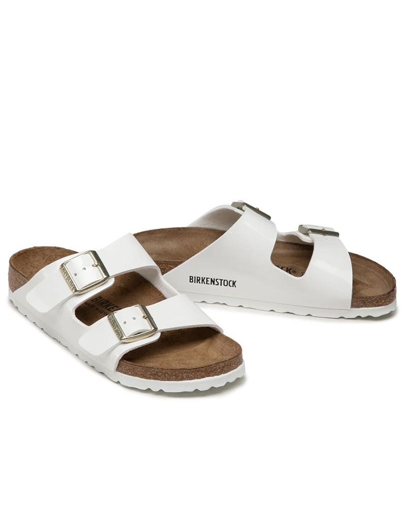 BIRKENSTOCK SYNTHETICS ARIZONA BF PATENT WHITE 35 - 43 NARROW CORE ESSENTIAL CLASSIC ADULTS TEX ΠΑΠΟΥΤΣΙ ΓΥΝΑΙΚΕ - BK0SH100529400354300