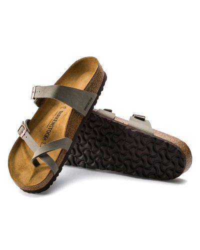 BIRKENSTOCK SYNTHETICS MAYARI BFBC STONE 35 - 46 REGULAR CORE ESSENTIAL CLASSIC ADULTS TEX ΠΑΠΟΥΤΣΙ UNISEX - BK0SH710710035460000