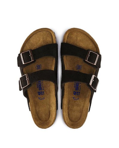 BIRKENSTOCK S25 LEATHER ARIZONA SFB LEVE MOCCA 35 - 46 NARROW CORE ESSENTIAL ΠΑΠΟΥΤΣΙ UNISEX - BK0SH951313003546000