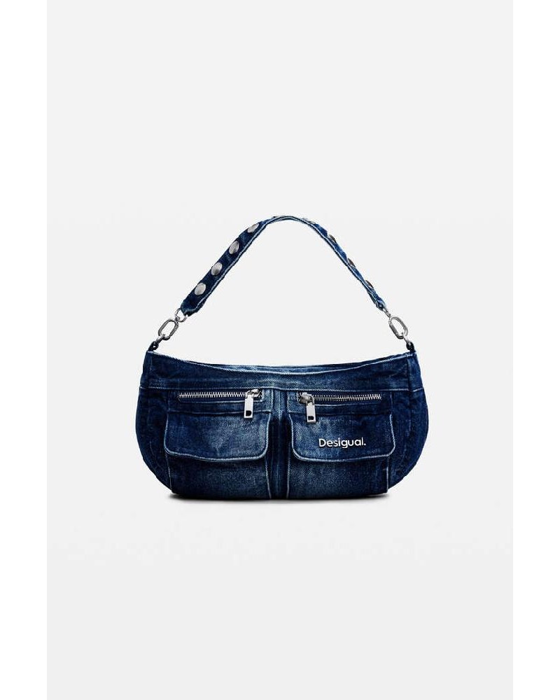 DESIGUAL D2 BAG_DENIM PRI ΤΣΑΝΤΑ ΓΥΝΑΙΚΕΙΟ - DS0AC24WAXD150000000