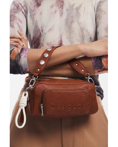 DESIGUAL D2 BAG_HALF LOGO FW24 P ΤΣΑΝΤΑ ΓΥΝΑΙΚΕΙΟ - DS0AC24WAXP330000000