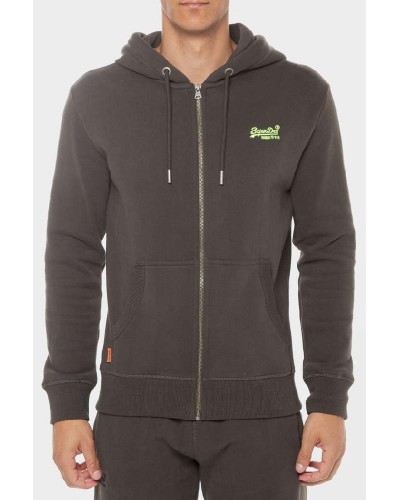 SUPERDRY D2 OVIN ESSENTIAL LOGO ZIP HOODIE ΦΟΥΤΕΡ ΑΝΔΡΙΚΟ - SD0APM2013116A000000