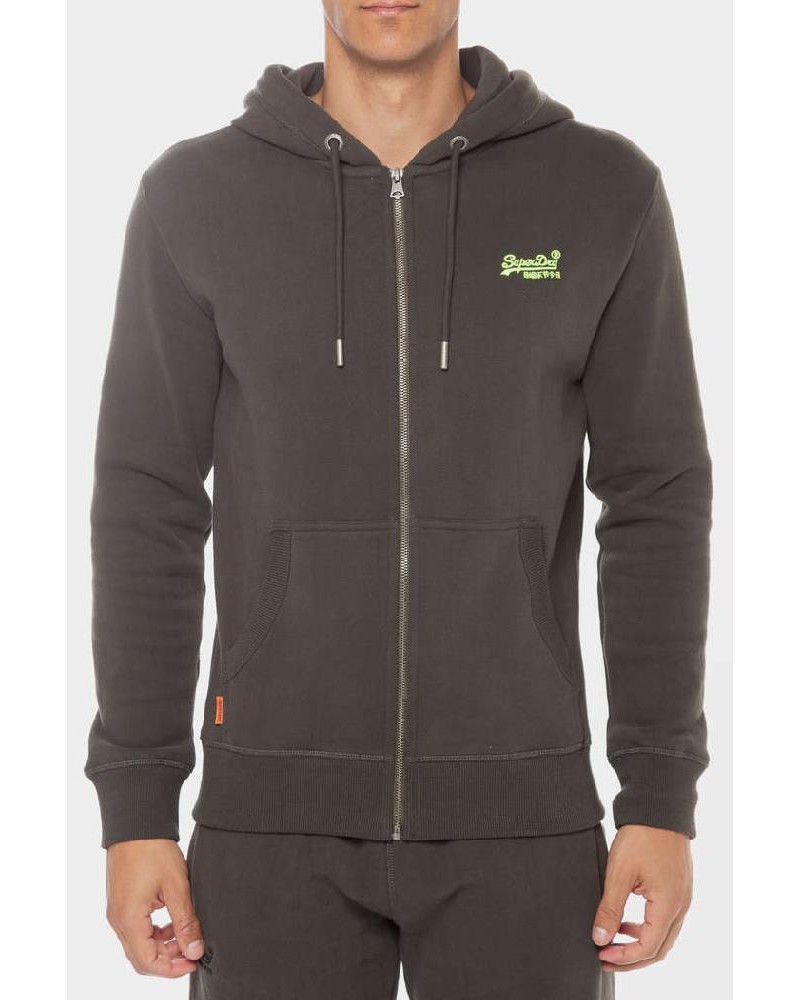 SUPERDRY D2 OVIN ESSENTIAL LOGO ZIP HOODIE ΦΟΥΤΕΡ ΑΝΔΡΙΚΟ - SD0APM2013116A000000