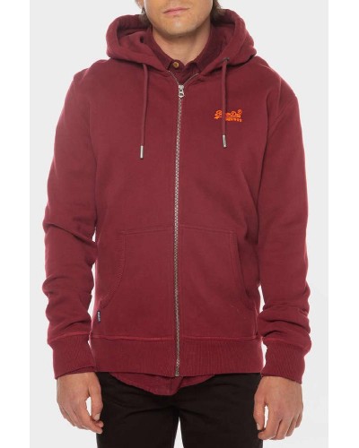 SUPERDRY D2 OVIN ESSENTIAL LOGO ZIP HOODIE ΦΟΥΤΕΡ ΑΝΔΡΙΚΟ - SD0APM2013116A000000