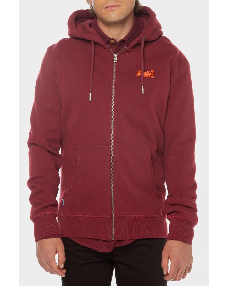 SUPERDRY D2 OVIN ESSENTIAL LOGO ZIP HOODIE ΦΟΥΤΕΡ ΑΝΔΡΙΚΟ - SD0APM2013116A000000