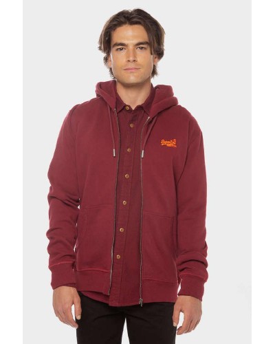 SUPERDRY D2 OVIN ESSENTIAL LOGO ZIP HOODIE ΦΟΥΤΕΡ ΑΝΔΡΙΚΟ - SD0APM2013116A000000