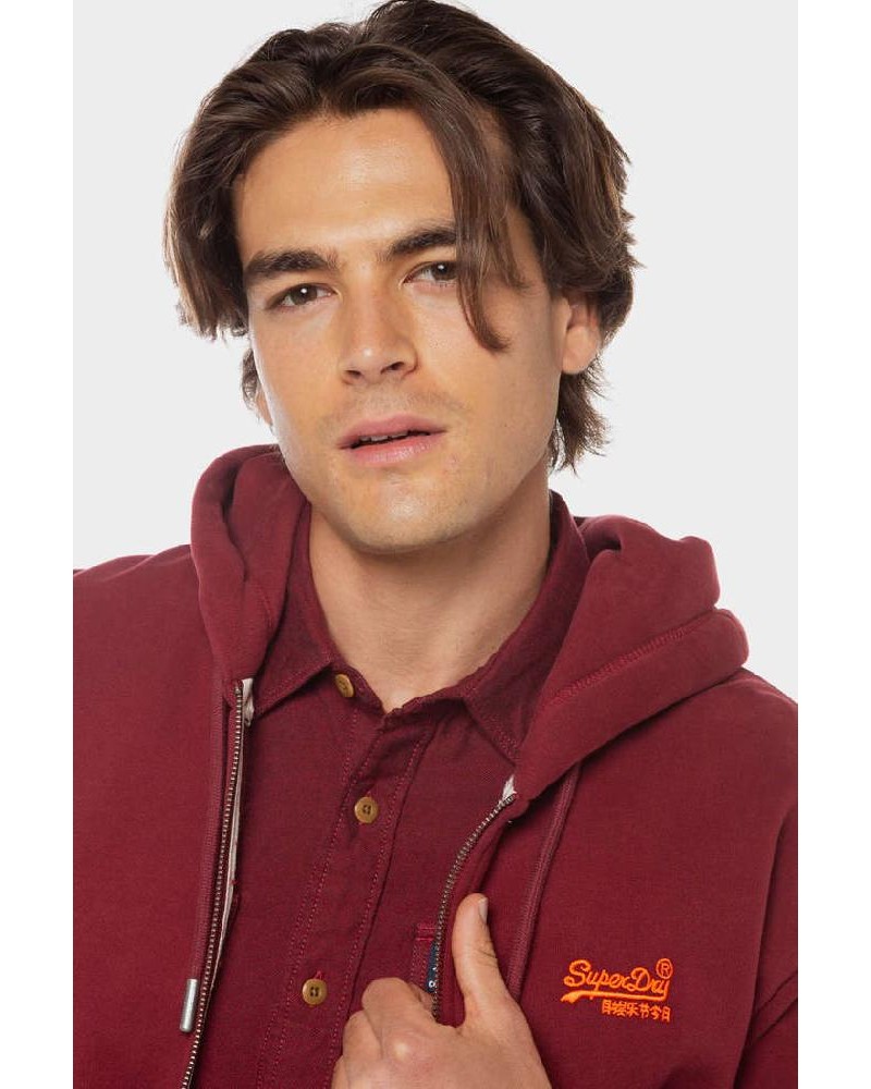 SUPERDRY D2 OVIN ESSENTIAL LOGO ZIP HOODIE ΦΟΥΤΕΡ ΑΝΔΡΙΚΟ - SD0APM2013116A000000