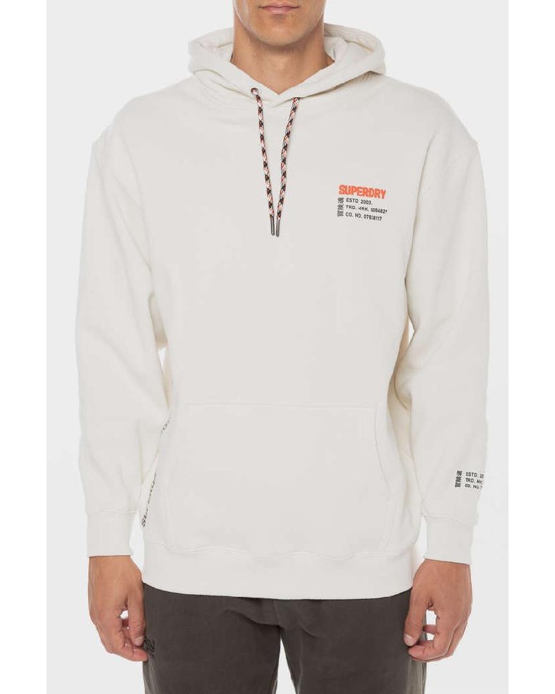 SUPERDRY D2 SDCD UTILITY SPORT LOGO LOOSE HOOD ΦΟΥΤΕΡ ΑΝΔΡΙΚΟ - SD0APM2013731A000000