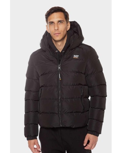 SUPERDRY D1 SDSW HOODED SPORTS PUFFER JACKET ΜΠΟΥΦΑΝ ΑΝΔΡΙΚΟ - SD0APM5011905A000000