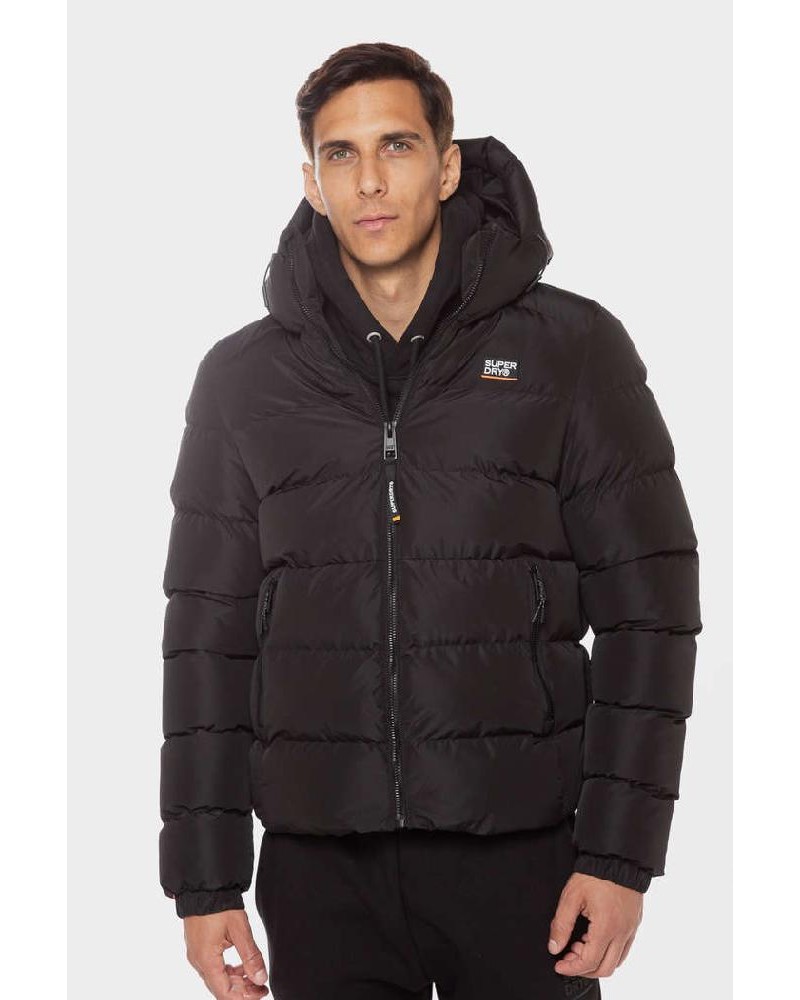 SUPERDRY D1 SDSW HOODED SPORTS PUFFER JACKET ΜΠΟΥΦΑΝ ΑΝΔΡΙΚΟ - SD0APM5011905A000000