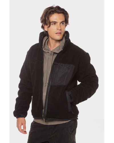 SUPERDRY D3 SDCD RELAXED FLEECE TREKKER JACKET ΜΠΟΥΦΑΝ ΑΝΔΡΙΚΟ - SD0APM5011920A000000