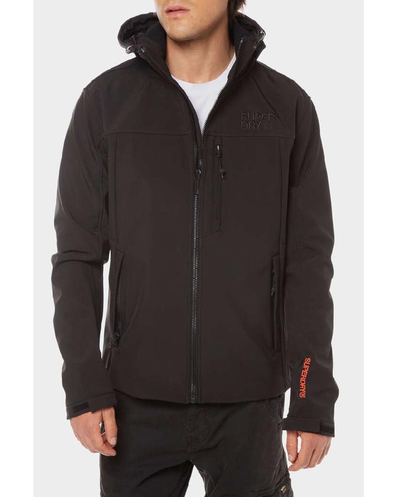 SUPERDRY D2 SDCD HOODED SOFT SHELL TREKKER JKT ΜΠΟΥΦΑΝ ΑΝΔΡΙΚΟ - SD0APM5011926A000000