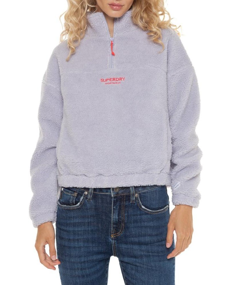 SUPERDRY D4 SDCD EMB BORG HALF ZIP SWEAT ΦΟΥΤΕΡ ΓΥΝΑΙΚΕΙΟ - SD0APW2011918A000000