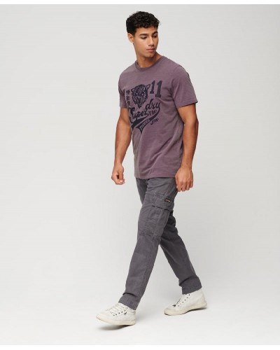 SUPERDRY D3 OVIN COLLEGE SCRIPTED GRAPHIC TEE ΜΠΛΟΥΖΑ ΑΝΔΡΙΚΟ - SD0APM1011766A000000