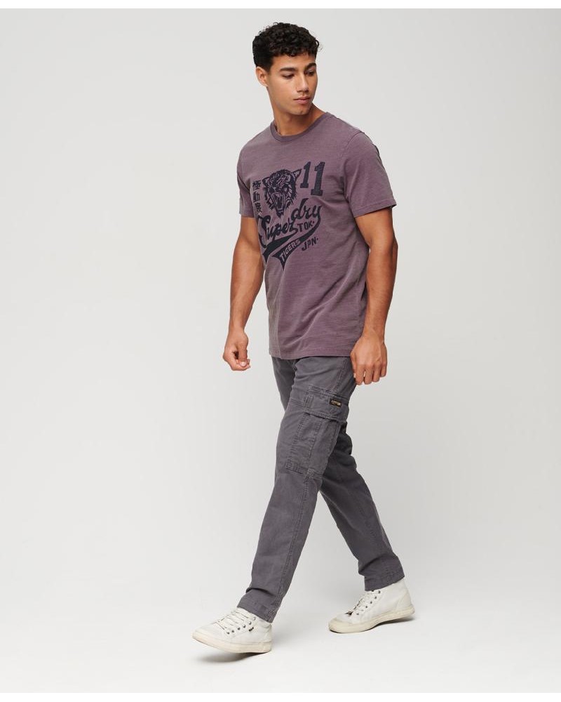 SUPERDRY D3 OVIN COLLEGE SCRIPTED GRAPHIC TEE ΜΠΛΟΥΖΑ ΑΝΔΡΙΚΟ - SD0APM1011766A000000