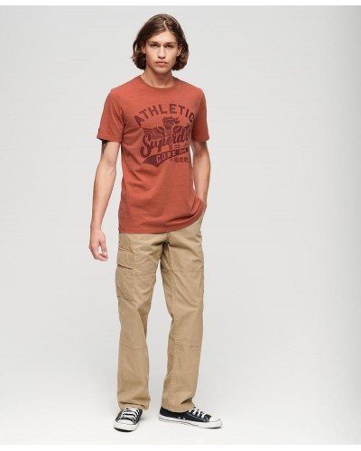 SUPERDRY D3 OVIN COLLEGE SCRIPTED GRAPHIC TEE ΜΠΛΟΥΖΑ ΑΝΔΡΙΚΟ - SD0APM1011766A000000