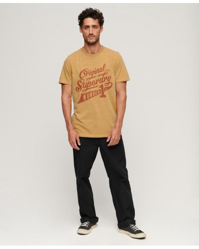 SUPERDRY D3 OVIN COLLEGE SCRIPTED GRAPHIC TEE ΜΠΛΟΥΖΑ ΑΝΔΡΙΚΟ - SD0APM1011766A000000